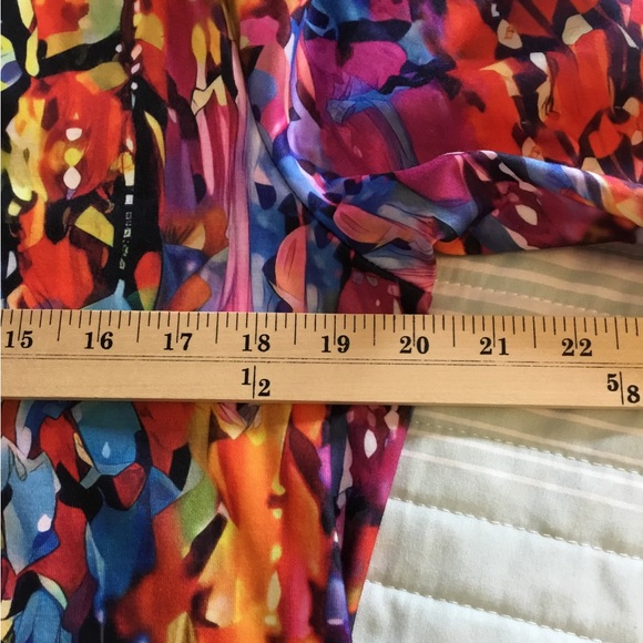 SHIFT DRESS XL Midi Stretchy pull over 100% polyester. Half sleeve. Lightweight. - Picture 8 of 9